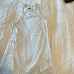 NSF white cotton tank